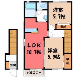 ウエル Ⅰの物件間取画像